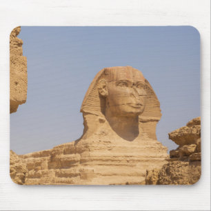 エジプトの古代素晴らしスフィンクスの美しい眺め マウスパッド