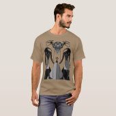 エジプトの啓蒙家ケメティック錬金術の霊性 Tシャツ (正面フル)