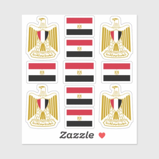 エジプトの国家記号/紋章のコート シール (シート)