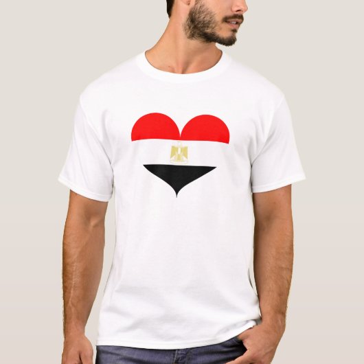 エジプトの国旗が好き Tシャツ (正面)