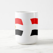 エジプトの国旗マグカップ コーヒーマグカップ (中央)
