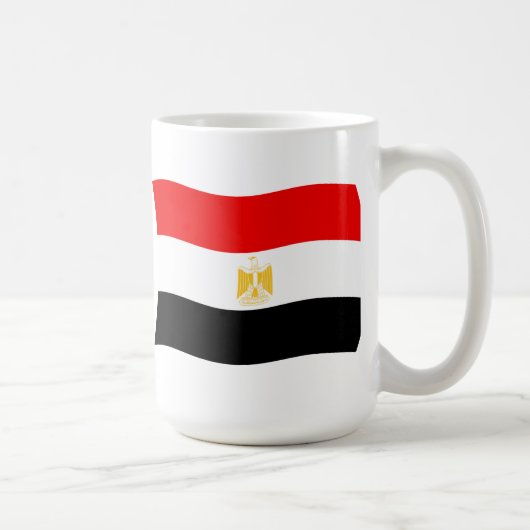 エジプトの国旗マグカップ コーヒーマグカップ (右)