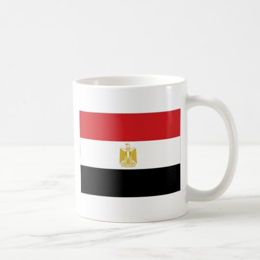 エジプトの国旗 コーヒーマグカップ (右)