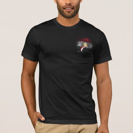 エジプトの国旗 Tシャツ (正面)