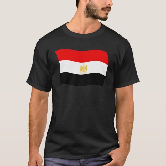 エジプトの国旗Tシャツ Tシャツ (正面)