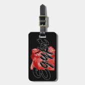 エジプトの地図 ラゲッジタグ (正面縦)