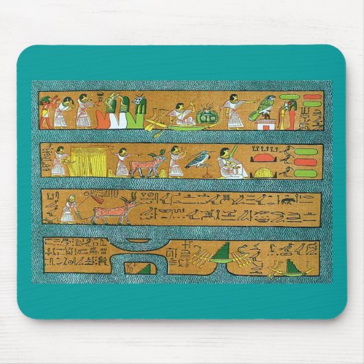 エジプトの壁の芸術 マウスパッド (正面)