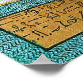 エジプトの壁画 ポスター (角)