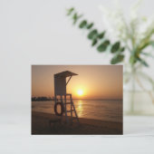 エジプトの夕日 ポストカード (スタンド正面)