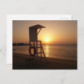 エジプトの夕日 ポストカード (正面/裏面)