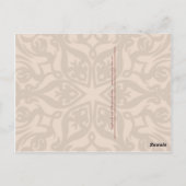 エジプトの夢のアラビア馬はがき ポストカード (裏面)