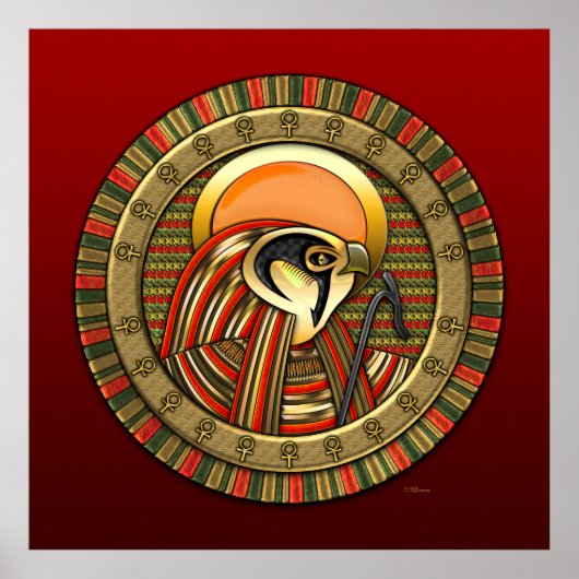 エジプトの太陽の神ラ ポスター (正面)