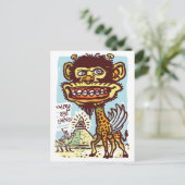 エジプトの奇妙なキリン ポストカード (スタンド正面)