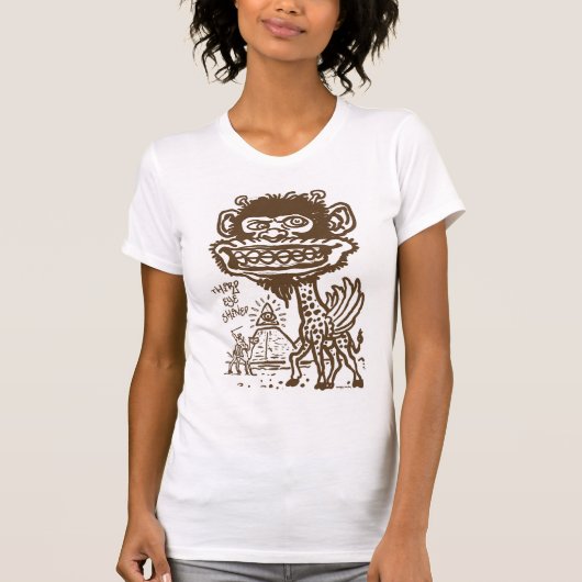 エジプトの奇妙なキリン Tシャツ (正面)