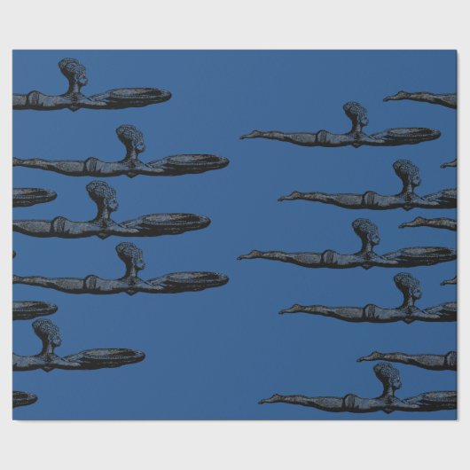 エジプトの女性包装紙 ラッピングペーパー (シーム)