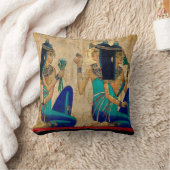 エジプトの女性 クッション (ブランケット)