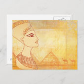 エジプトの女王クレオパトラ ポストカード (正面/裏面)
