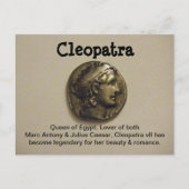 エジプトの女王クレオパトラ ポストカード (正面)