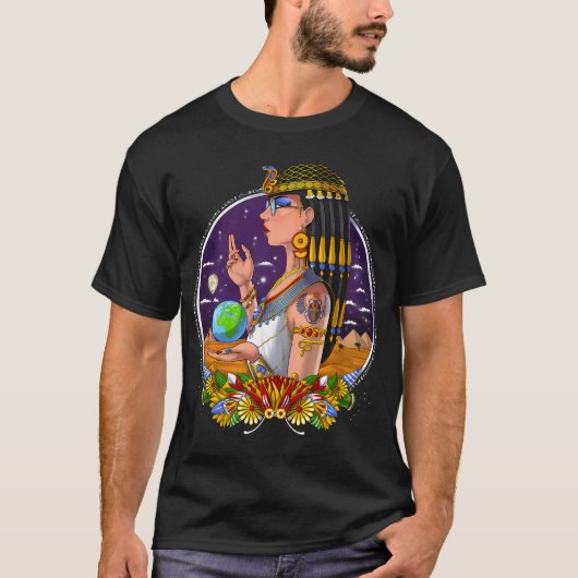 エジプトの女王クレオパトラ Tシャツ (正面)