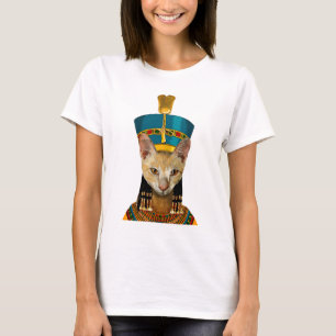 エジプトの女王猫 Tシャツ