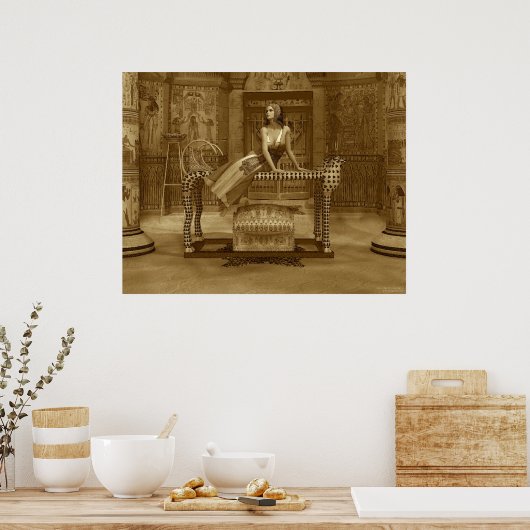 エジプトの女王 ポスター (キッチン)