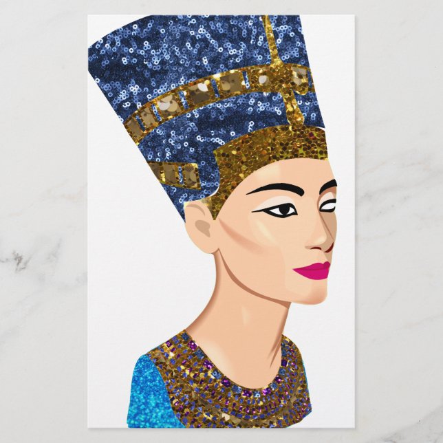 エジプトの女王nefertiti (正面)