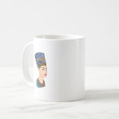 エジプトの女王nefertiti コーヒーマグカップ (正面左)