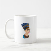エジプトの女王nefertiti コーヒーマグカップ (左)