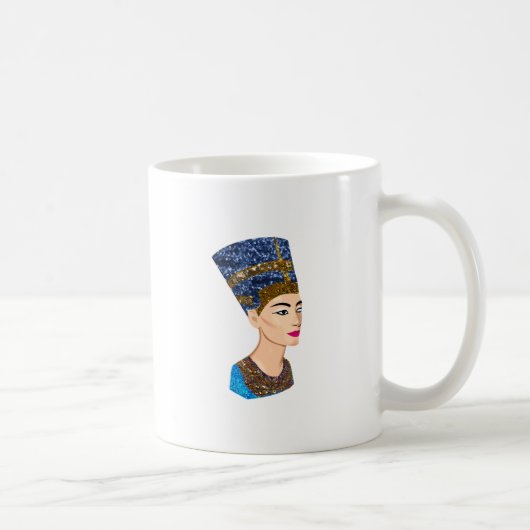 エジプトの女王nefertiti コーヒーマグカップ (右)