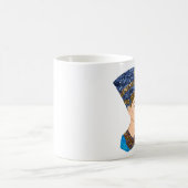 エジプトの女王nefertiti コーヒーマグカップ (中央)