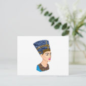 エジプトの女王nefertiti ポストカード (スタンド正面)