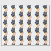 エジプトの女王nefertiti ラッピングペーパー (フラット)