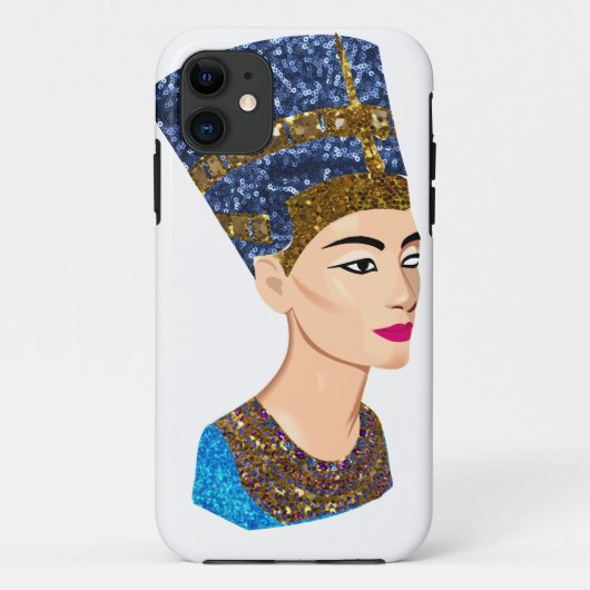 エジプトの女王nefertiti Case-Mate iPhoneケース (裏面)