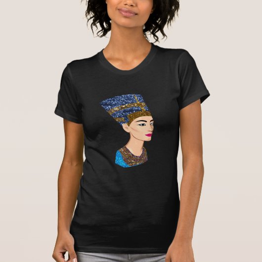 エジプトの女王nefertiti tシャツ (正面)
