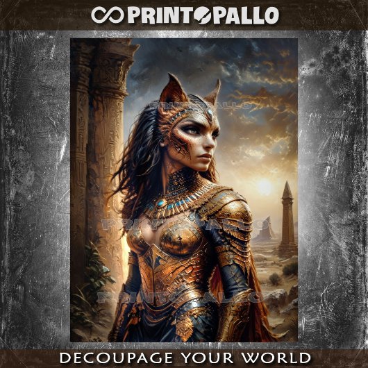 エジプトの女神セクメットは血に飢えた 薄葉紙