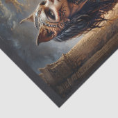 エジプトの女神セクメットは血に飢えた 薄葉紙 (詳細)