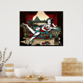 エジプトの女神ピラミッド天使ポスター ポスター (キッチン)