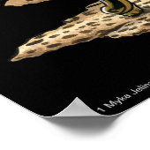 エジプトの女神マアット・エンジェル・アートのポスター ポスター (角)