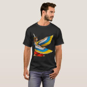 エジプトの女神マアト Tシャツ (正面フル)