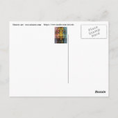 エジプトの女神戦士 ポストカード (裏面)