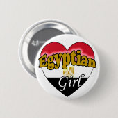 エジプトの少女 缶バッジ (正面&裏面)