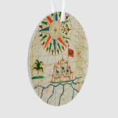 エジプトの川ナイルおよびカイロ オーナメント (正面)