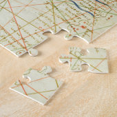 エジプトの川ナイルおよびカイロ ジグソーパズル (側面)