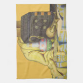 エジプトの工芸品:ファラオの秘密 キッチンタオル (縦)