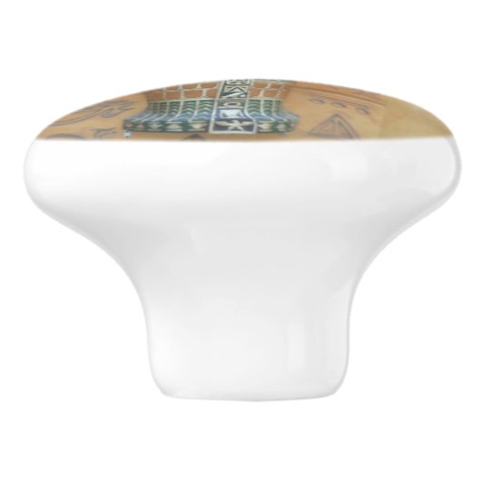 エジプトの引出しのノブ セラミックノブ (側面)