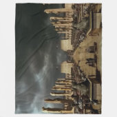 エジプトの戦車レース フリースブランケット (正面)