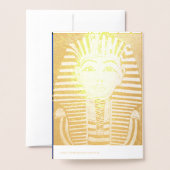 エジプトの招待状 箔カード (裏面封筒付き)