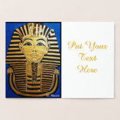 エジプトの招待状 箔カード (内部)