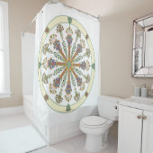 エジプトの新しいのはす曼荼羅のシャワー・カーテン シャワーカーテン (インサイチュ)