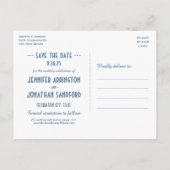 エジプトの新しい結婚式はがきを保存 案内ポストカード (裏面)